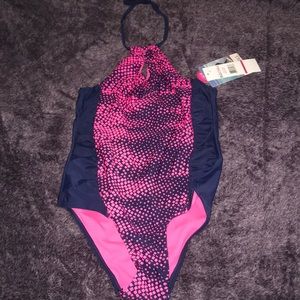 Girls one piece halter swimsuit!  NWT!